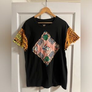 Adoration Shirt Designer DIY Brass Arrow Native Fiber art tee Large